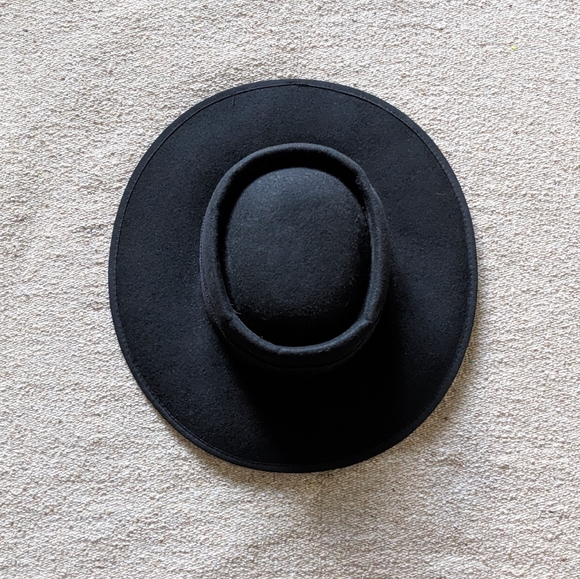 Luna Blum x Olive & Pique OOAK Hand Painted Lightning Bolt Wool Black Hat - Picture 6 of 16